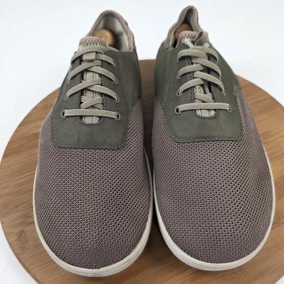 OluKai Shoes Mens Size 11 Olive Brown Nohea Moku Lightweight Mesh Casual Sneaker - Picture 4 of 16